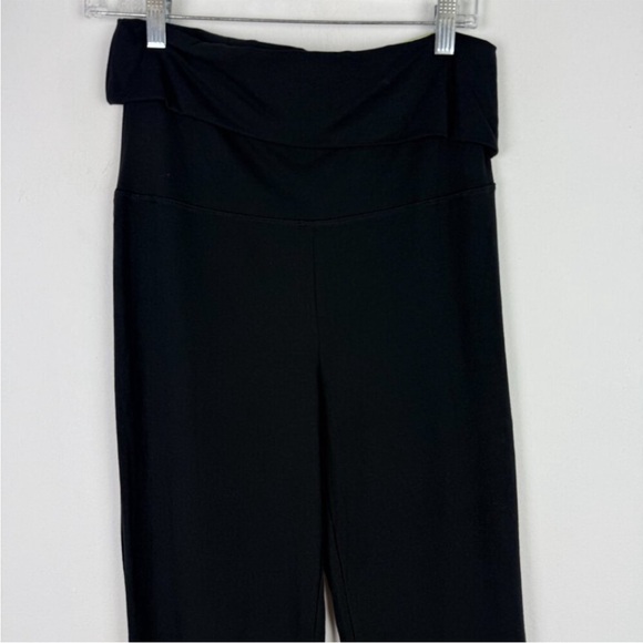 Aerie Offline OG Super Flare Foldover Hi-Rise Leggings Black Size Large L - Picture 3 of 12